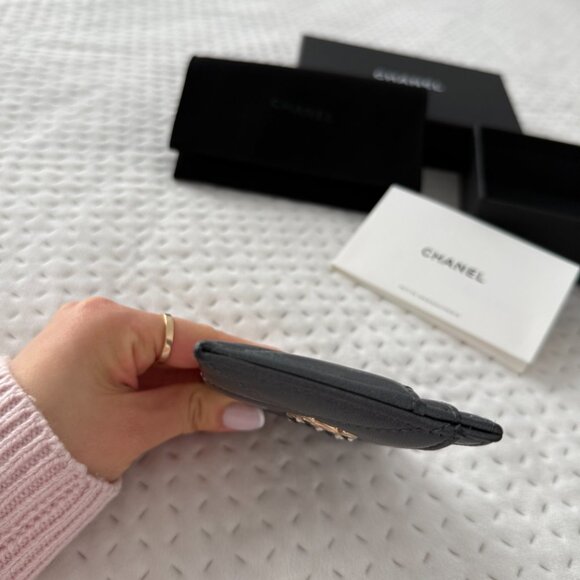 CHANEL AUTHENTIC CARDHOLDER WITH RECEIPT - Picture 7 of 9